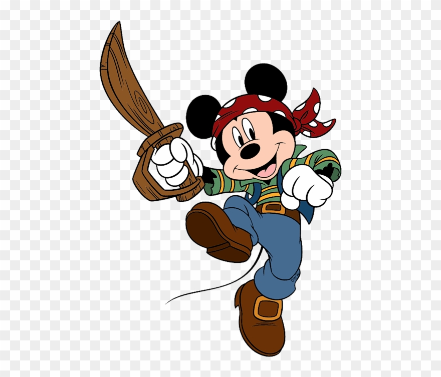 Pirates clipart mickey mouse. Pirate pinclipart 