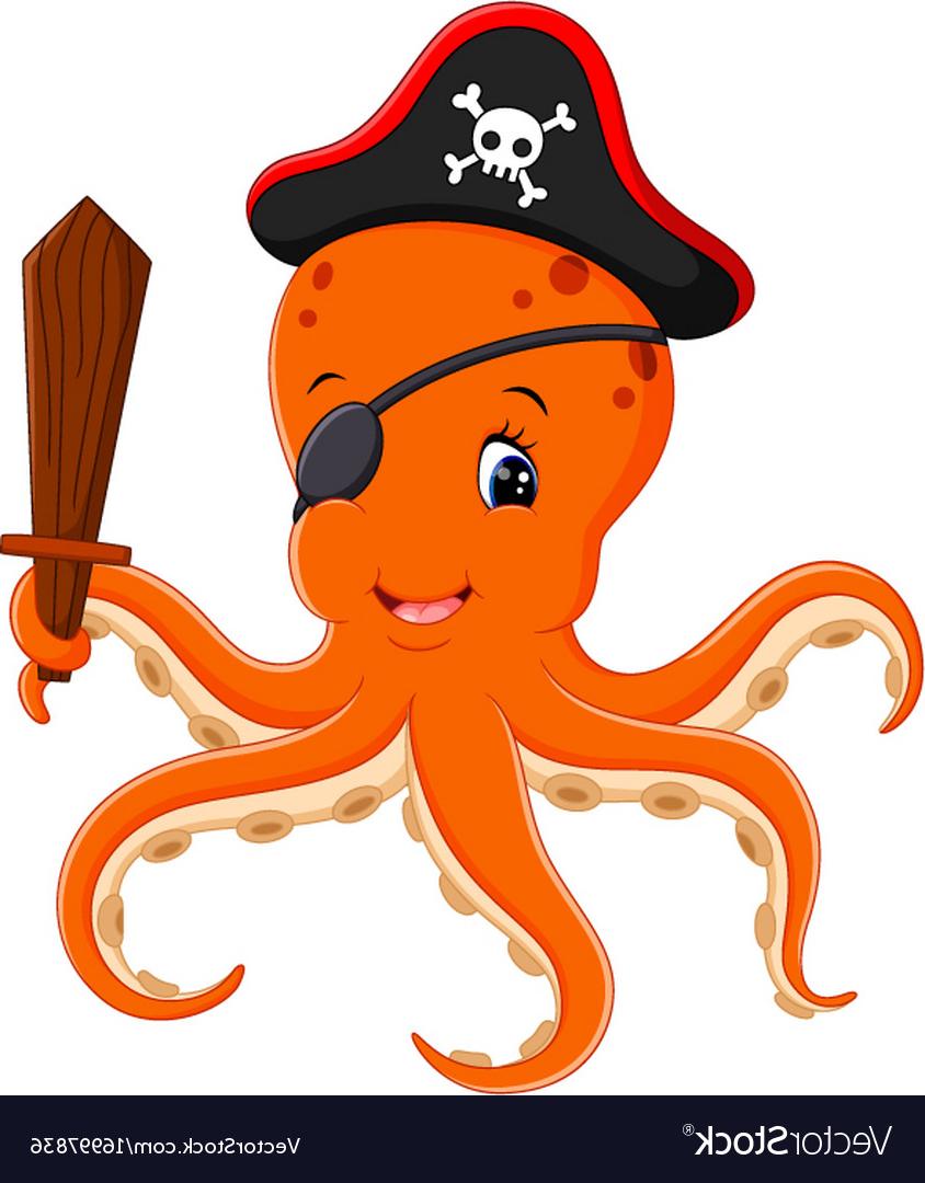 pirate clipart octopus