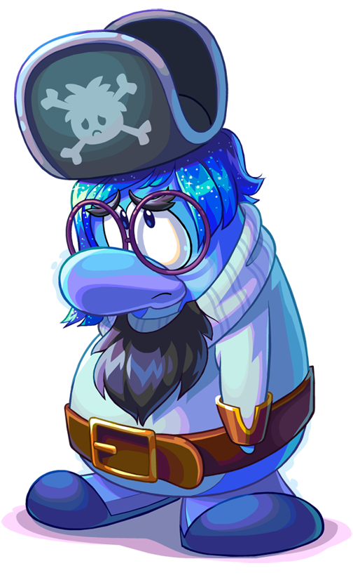 Club joy disgust sadness. Pirate clipart penguin