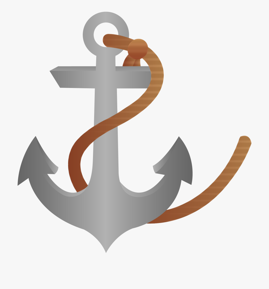 Pirate clipart rope. Ship anchor with free