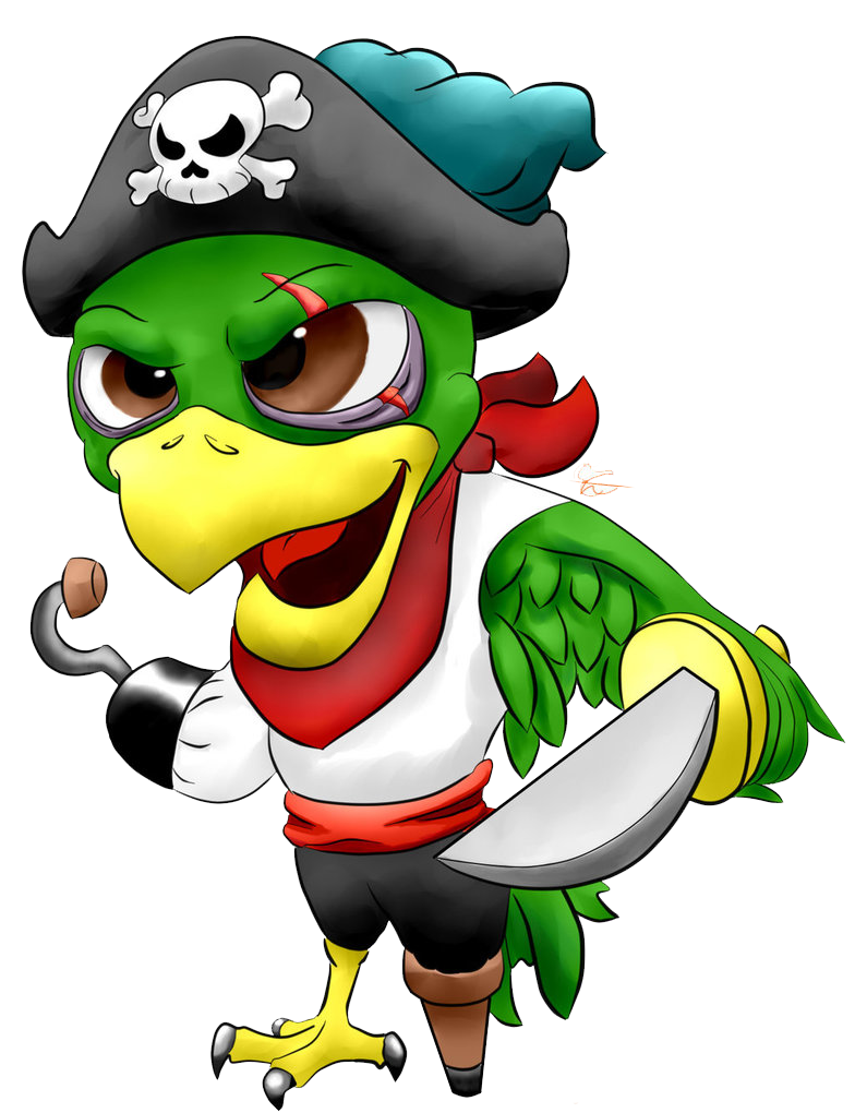 pirates clipart parrot
