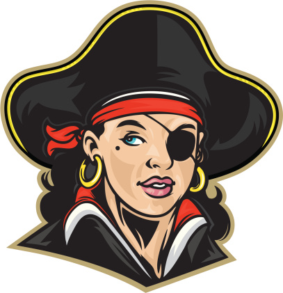 pirate clipart woman