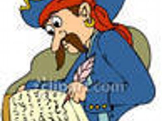 pirate clipart writing