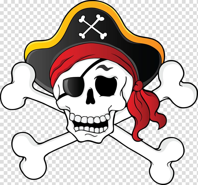 Pirates clipart bone. Pirate skull icon bones