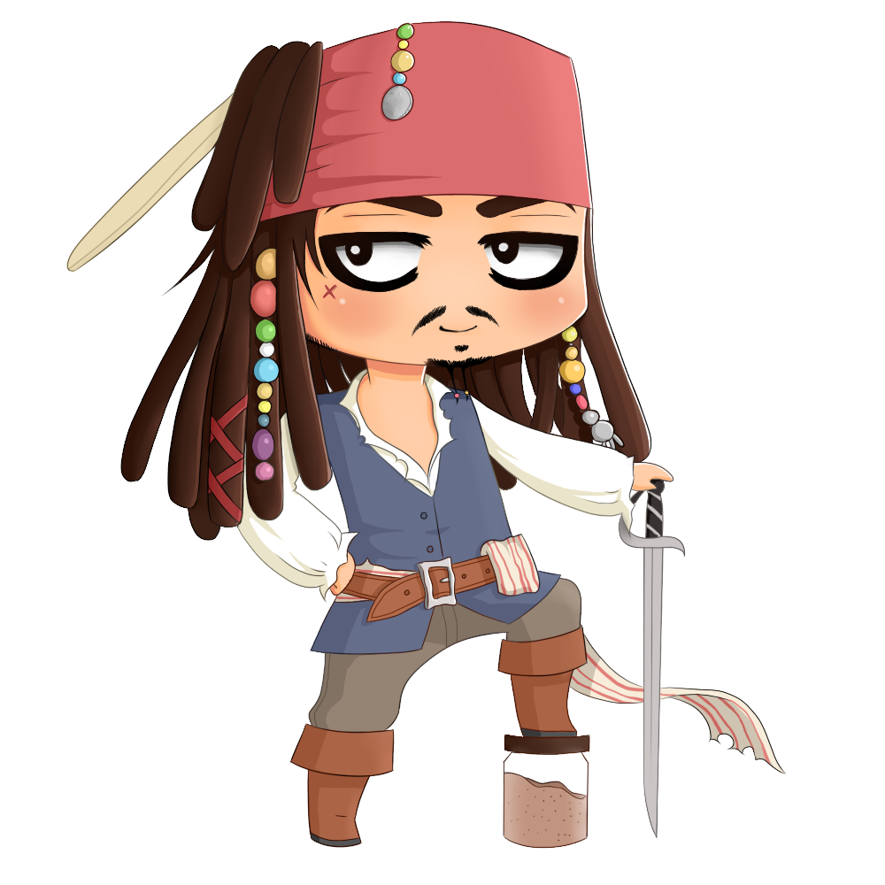 pirates clipart captain jack sparrow