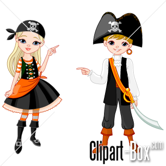 pirates clipart couple