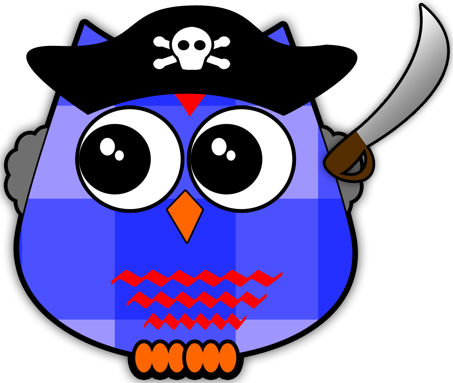 pirates clipart owl