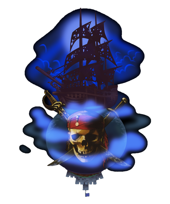 pirates clipart shadow