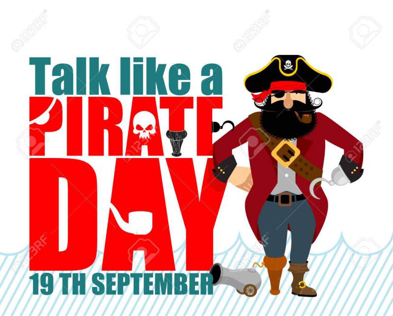 Pirates clipart talk like pirate, Pirates talk like pirate Transparent
