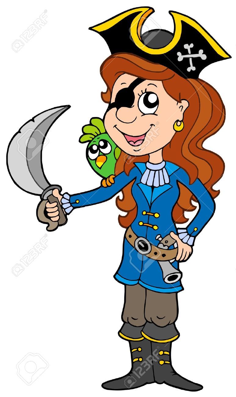 pirates clipart woman