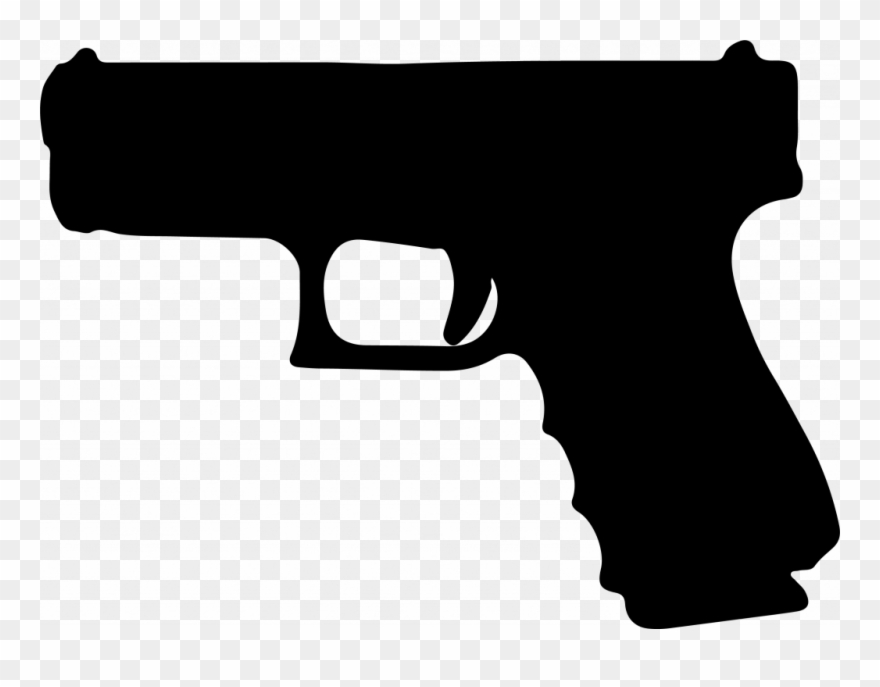 Pistol clipart. Graphic royalty free library