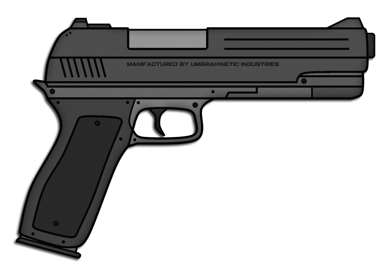 White clipart gun.  collection of pistol