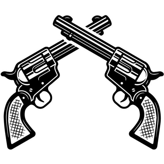 pistol clipart dual
