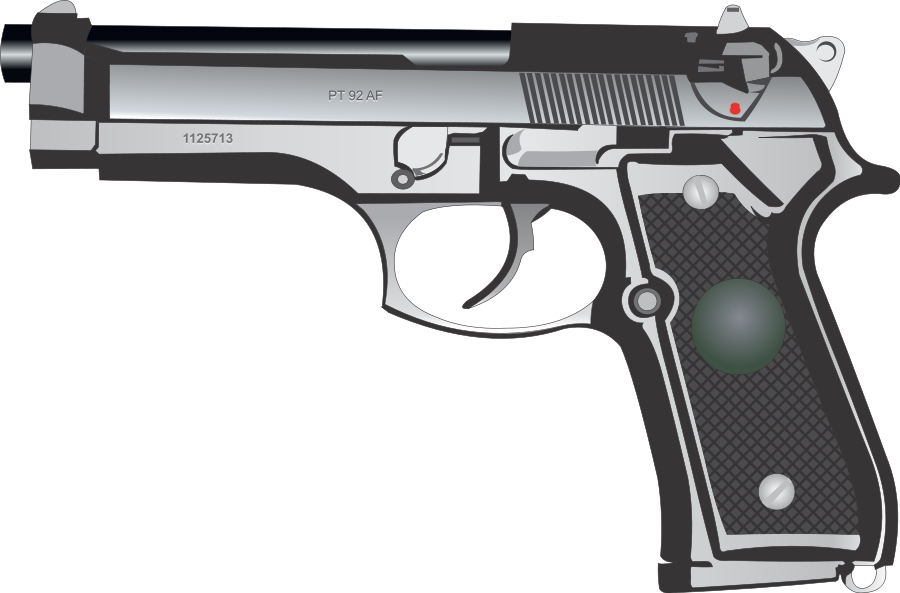 pistol clipart gun violence