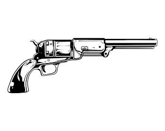 pistol clipart old western