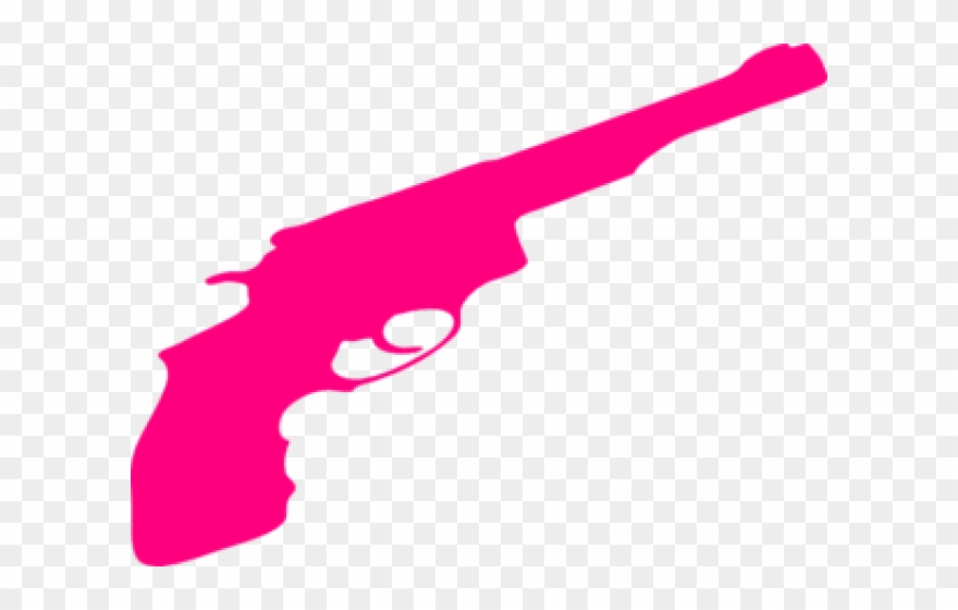 pistol clipart pink gun