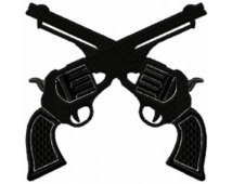 pistol clipart six shooter