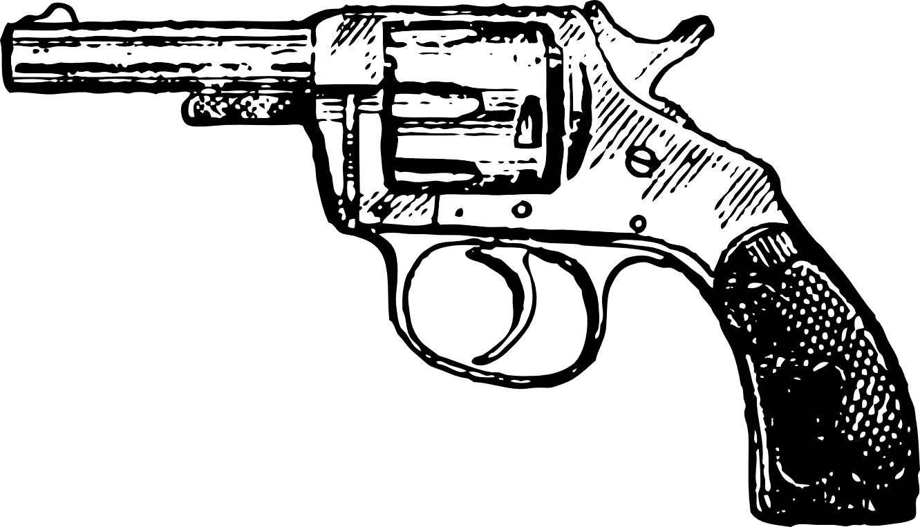 pistol clipart wild west