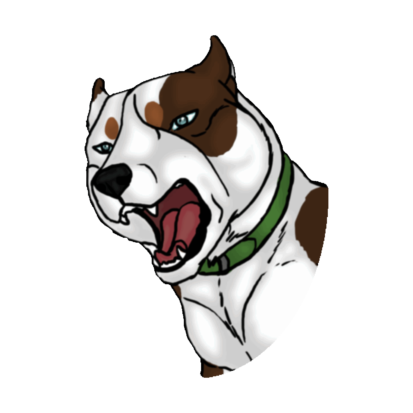 Pitbull clipart animation. Sticker by imoji for