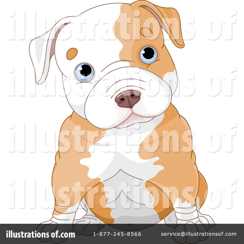 Illustration by pushkin . Pitbull clipart cute pitbull