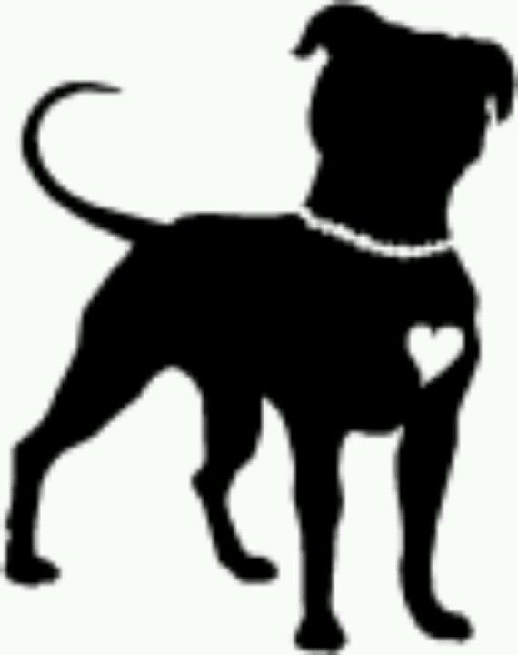Pitbull clipart pitbull silhouette. Free download best on