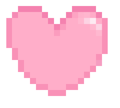  for free download. Pixel hearts png