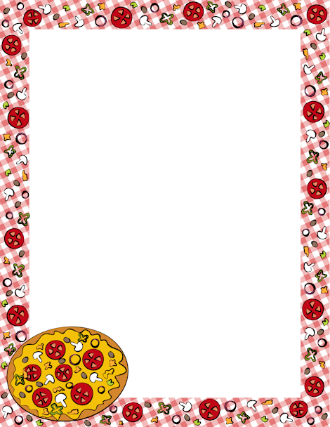 pizza clipart border