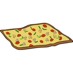 Rectangular geral cliparts of. Pizza clipart rectangle