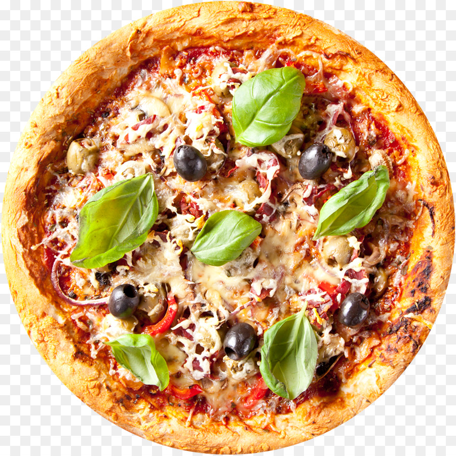 pizza clipart top view