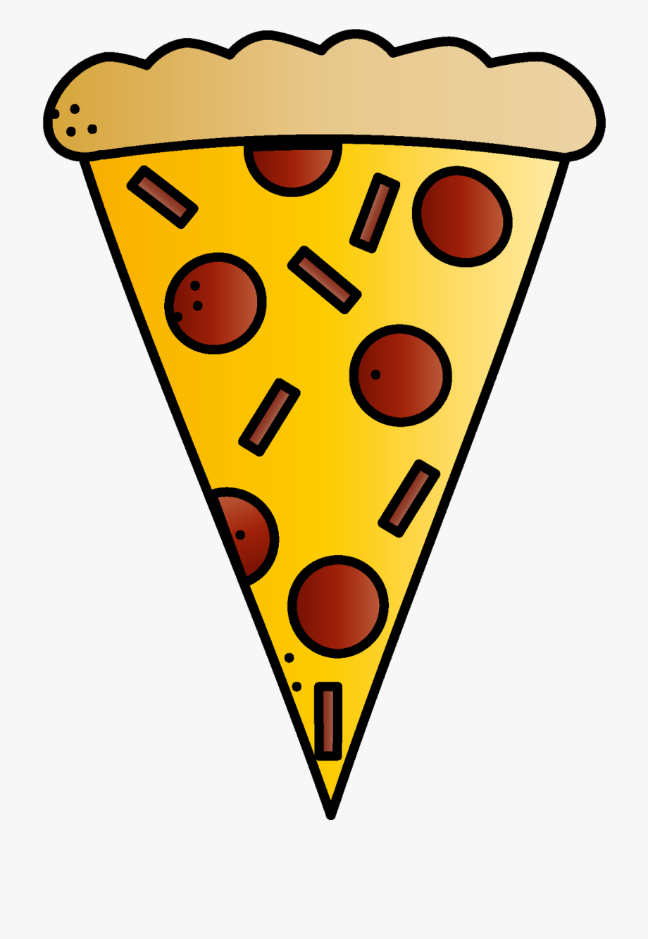triangular clipart pizza slice