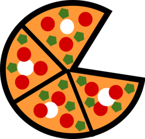 pizza clipart vector