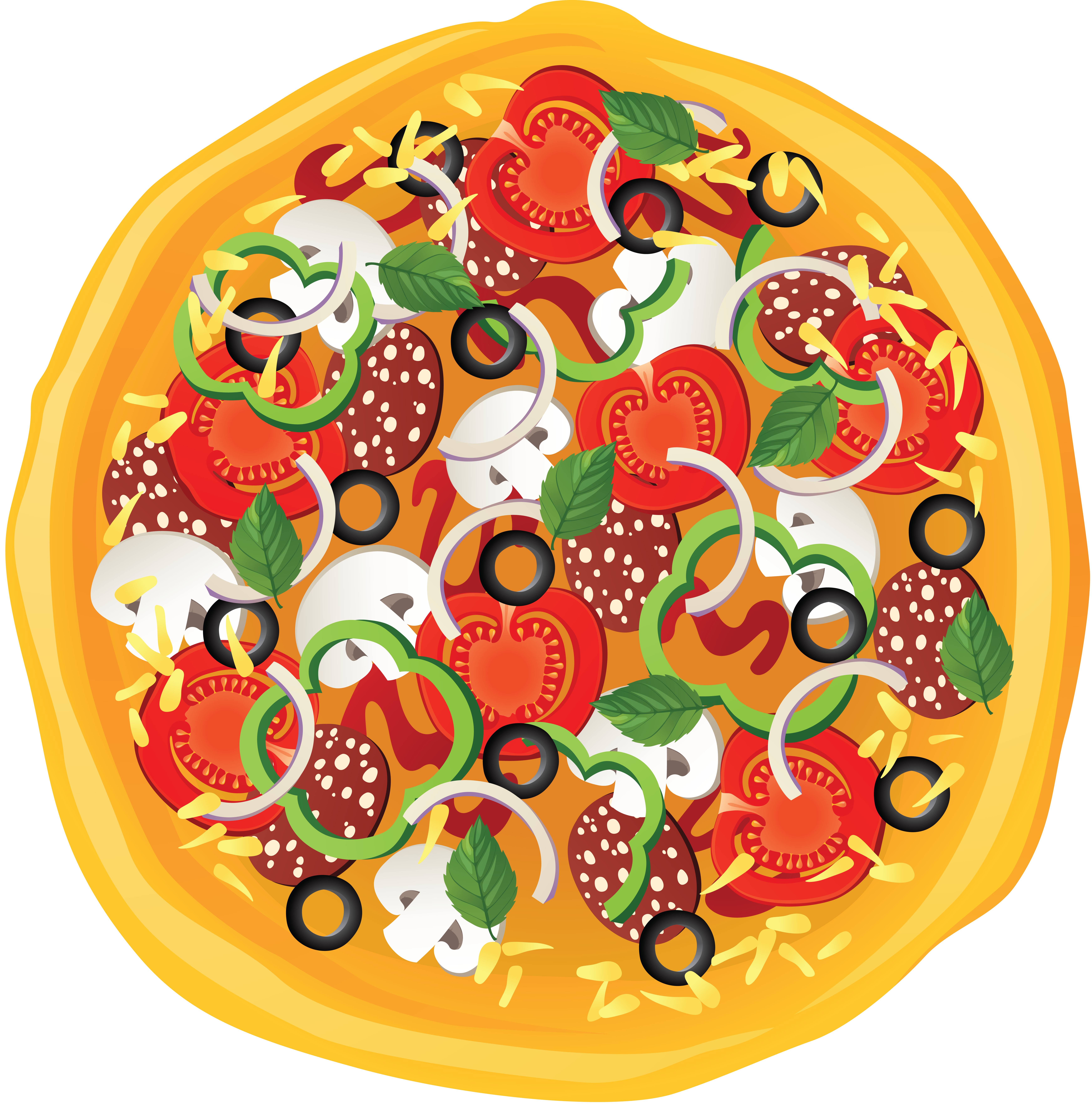 Png . Pizza clipart vegetable pizza