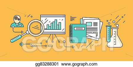 Eps vector planning and. Plan clipart research plan