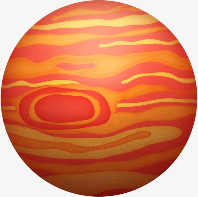 planet clipart orange planet