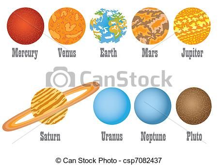 planet clipart order drawing