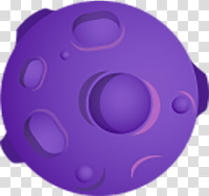 planets clipart purple