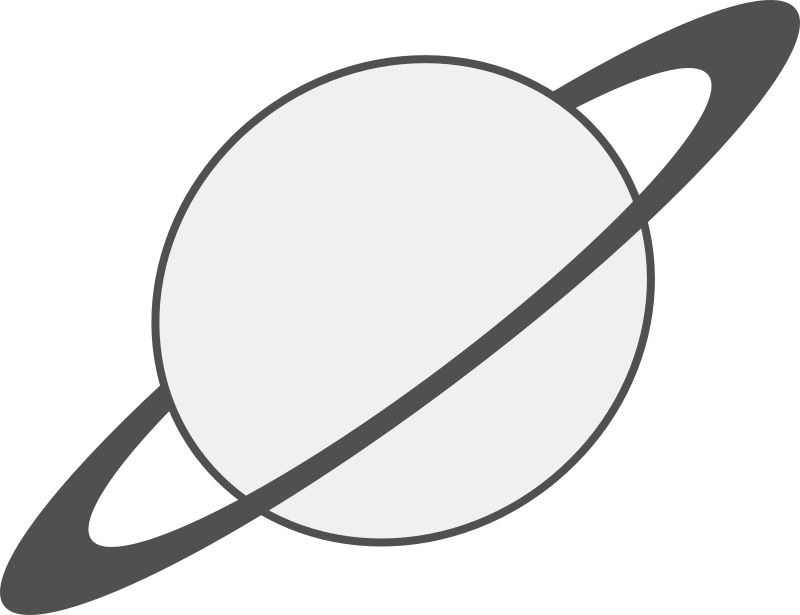 saturn clipart ringed planet