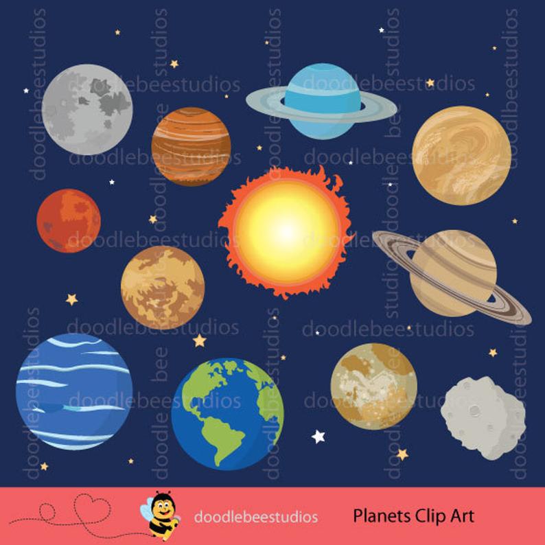 planeten clipart outer space
