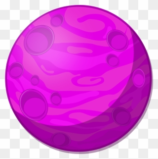 planeten clipart purple
