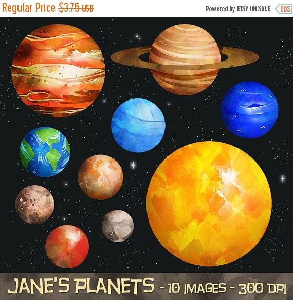 Planets solar system download. Planet clipart handmade