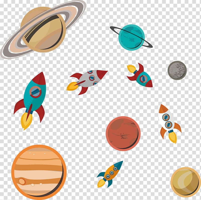 planets clipart paper