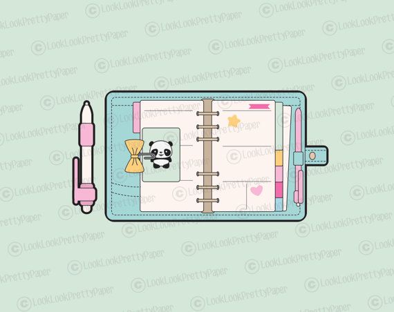 planner clipart background