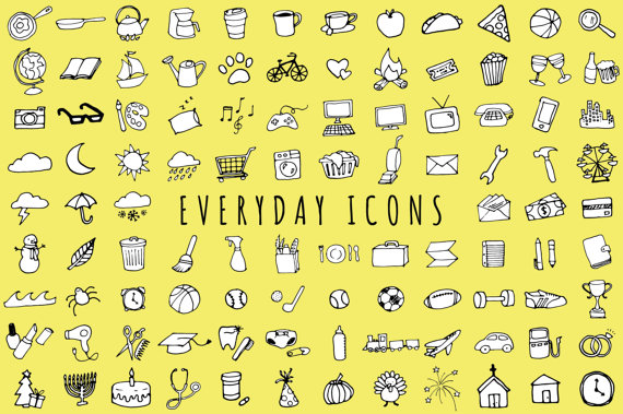 planner clipart everyday object