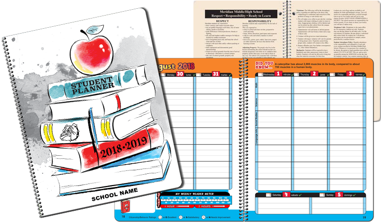 planner clipart planner student