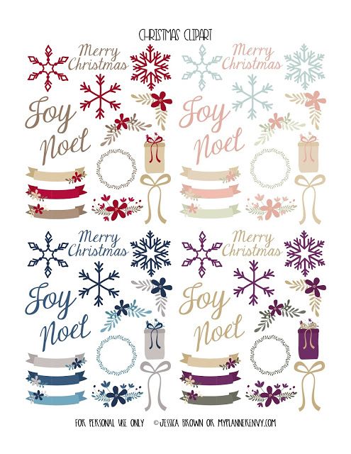 Planner clipart printable. Tons of random cute