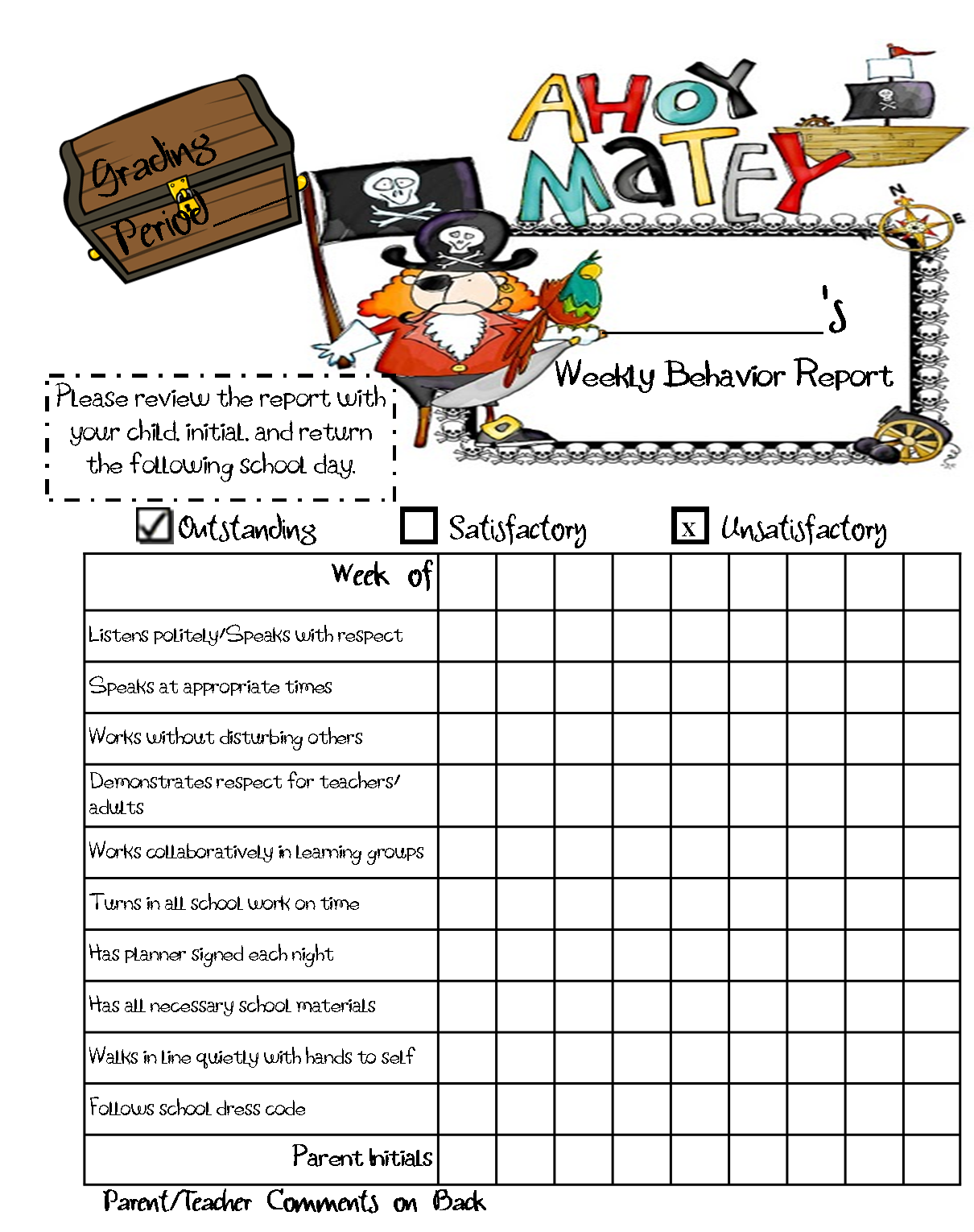 Planner clipart school report. Bright owl s hoots