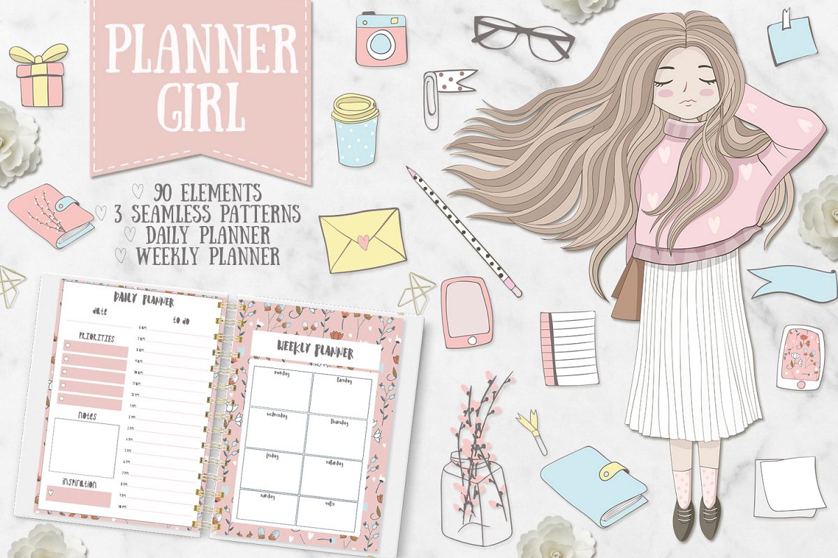 planner clipart weekly planner