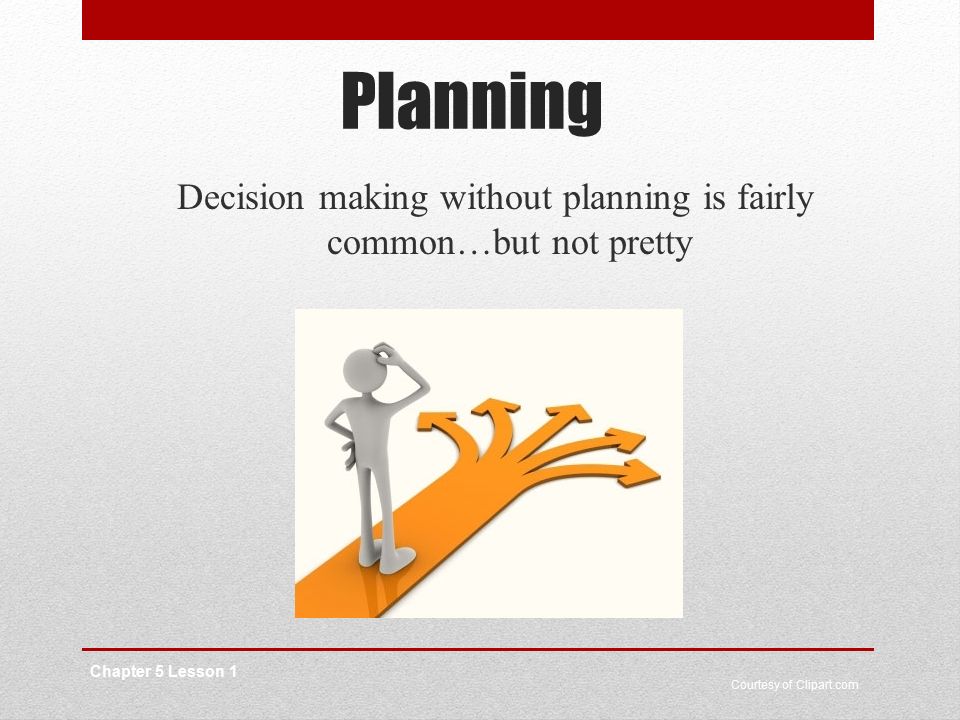 planning clipart decision making