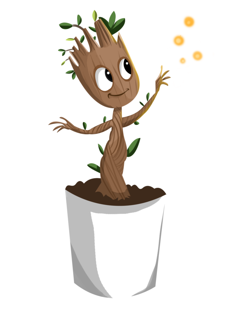 Universe clipart baby. Groot by trujayy on