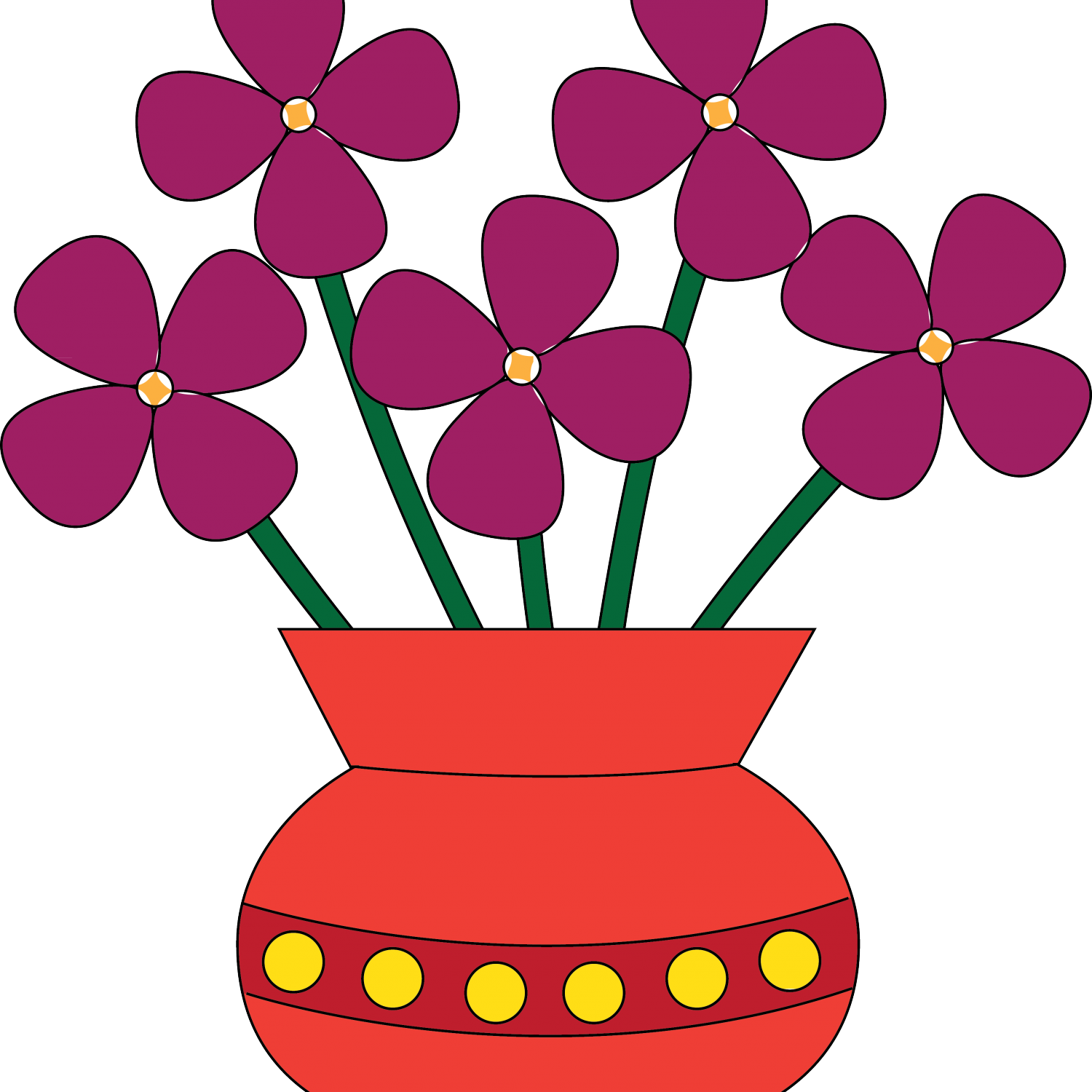 Vase 10 flower